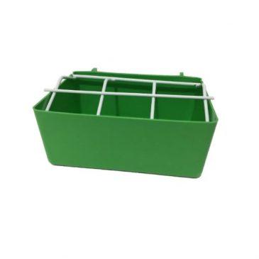 COMEDOURO COM GRADE PARA AGAPORNIS/CALOPSITAS