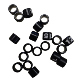 ANILHA ALUMÍNIO 3.5mm NUMERADA 01 a 20 (TRINCA FERRO – SABIÁ)