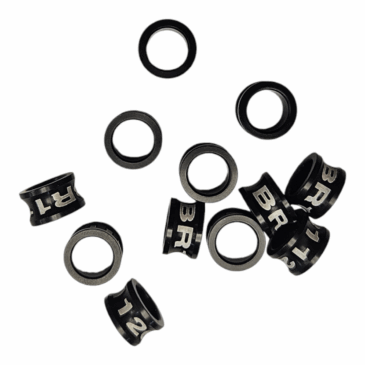 ANILHA ALUMÍNIO 7.0mm PARA MARCAÇÃO DE AVES – RING NECK